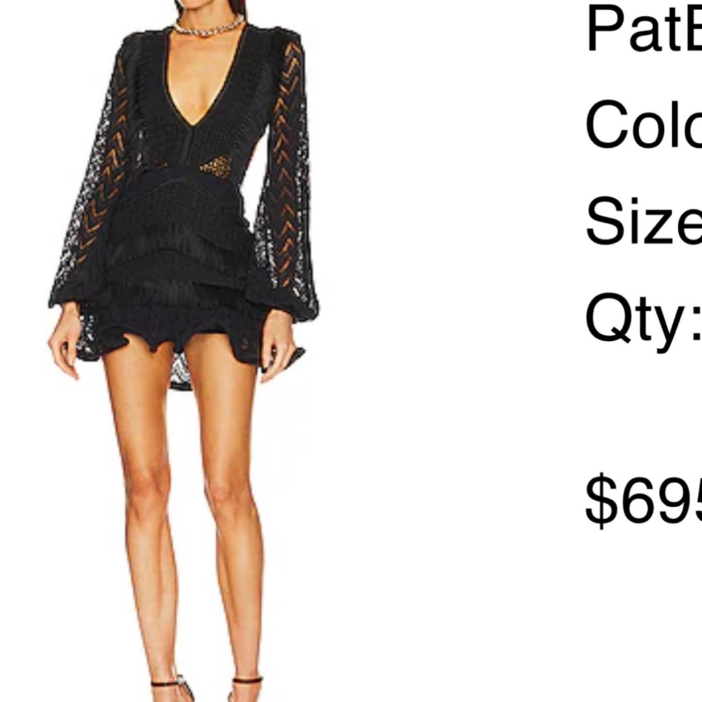 Elegant Black Lace Dress
